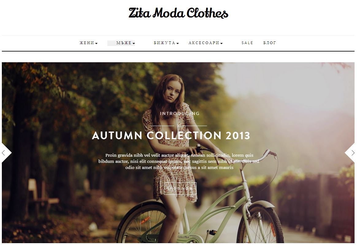 Зита | zitamoda.com | Web Design | SEO Optimization